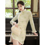 如若冬裝旗袍