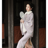 香清冬裝旗袍套裝