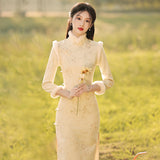 慧如冬裝旗袍