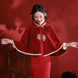 月南冬裝旗袍外套