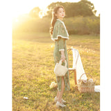 晚霏冬裝旗袍套裝