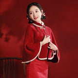 月南冬裝旗袍外套