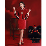 月南冬裝旗袍外套