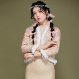 風花冬裝旗袍外套