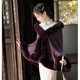 歌蘭冬裝旗袍外套