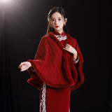 顏芙冬裝旗袍外套