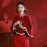 月南冬裝旗袍外套