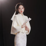 皓淡冬裝旗袍外套