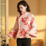 羽花冬裝旗袍上裝