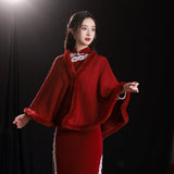 顏芙冬裝旗袍外套