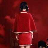 月南冬裝旗袍外套