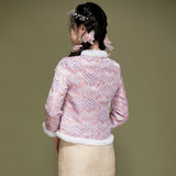 風花冬裝旗袍外套