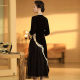 見柳冬裝旗袍套裝