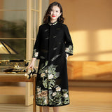 嬌如冬裝旗袍外套