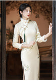明華冬裝旗袍