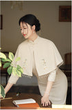 黛如冬裝旗袍