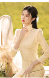 慧如冬裝旗袍