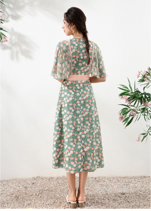 Alphosine Print Dress