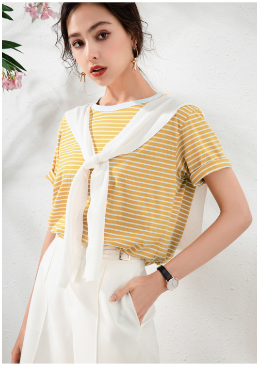 Alphosine Contrast T-Shirt