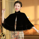 幻月冬裝旗袍外套