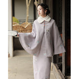 香清冬裝旗袍套裝